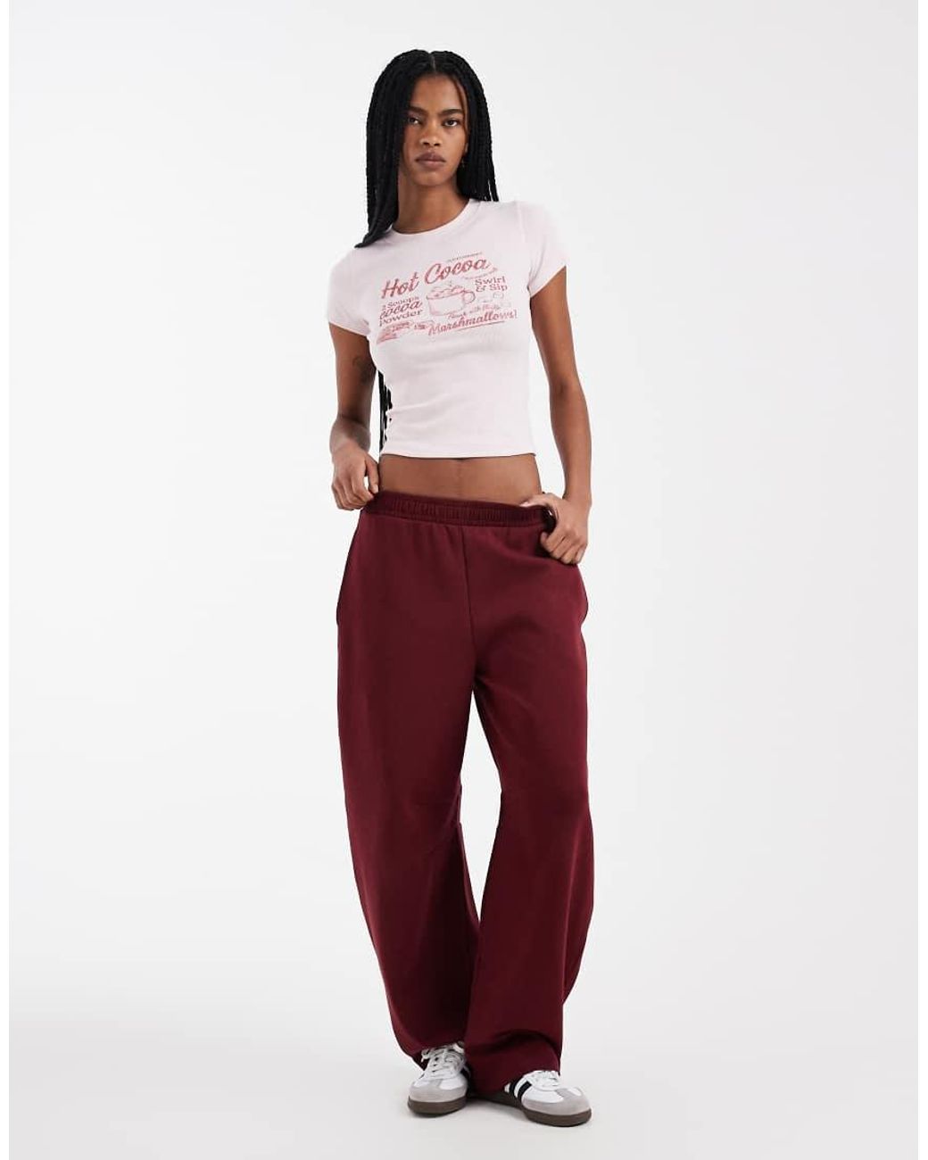 Hollister White Festive Graphic T-Shirt