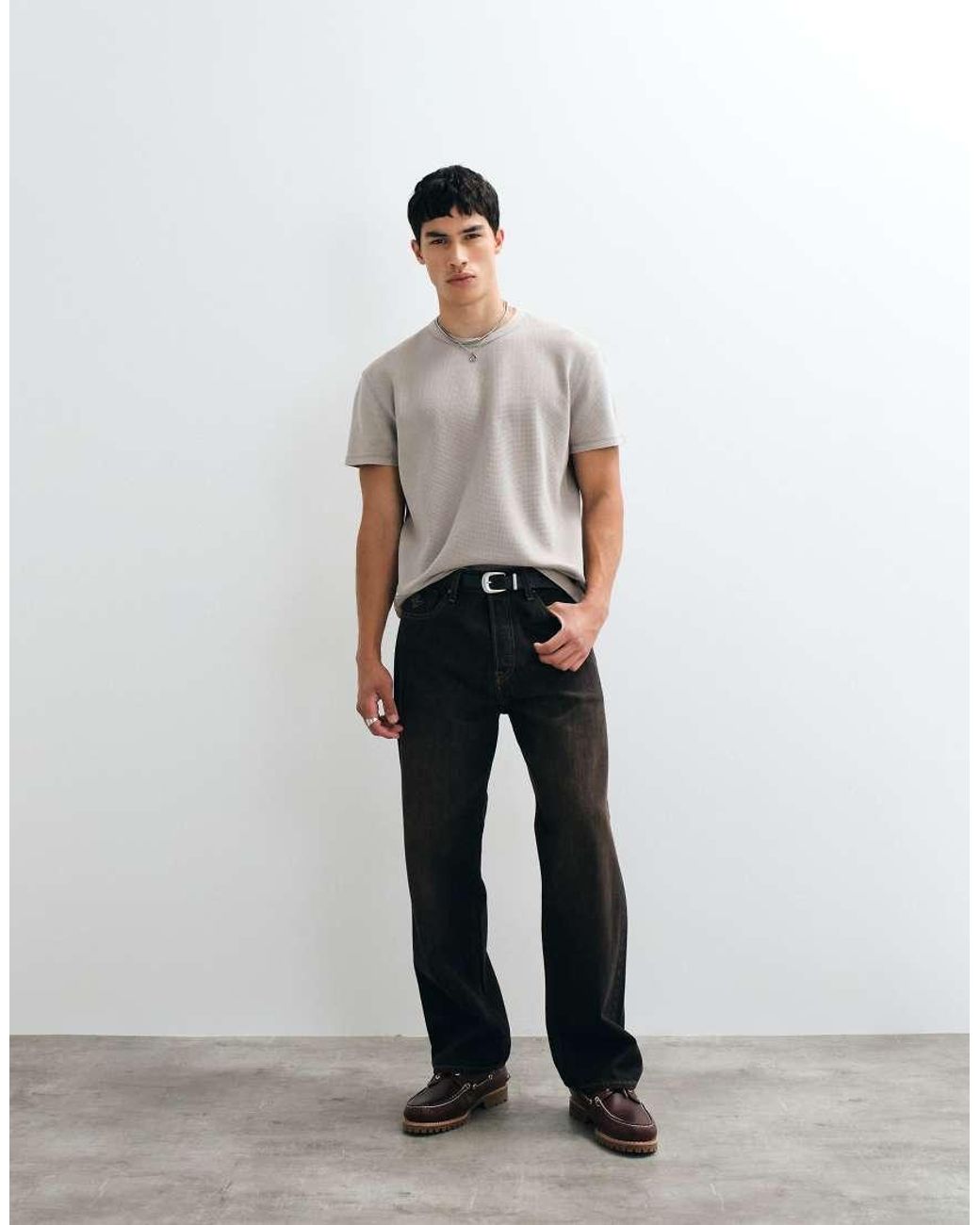 Tommy Hilfiger White Waffle T-shirt for men