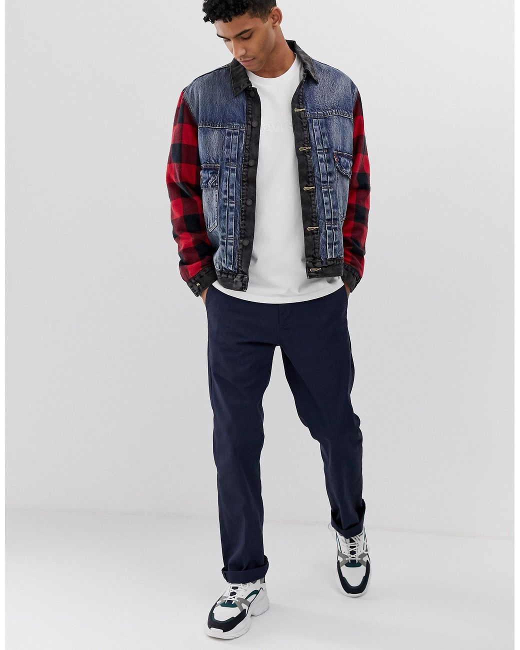 Sleeves Denim Trucker Jacket 