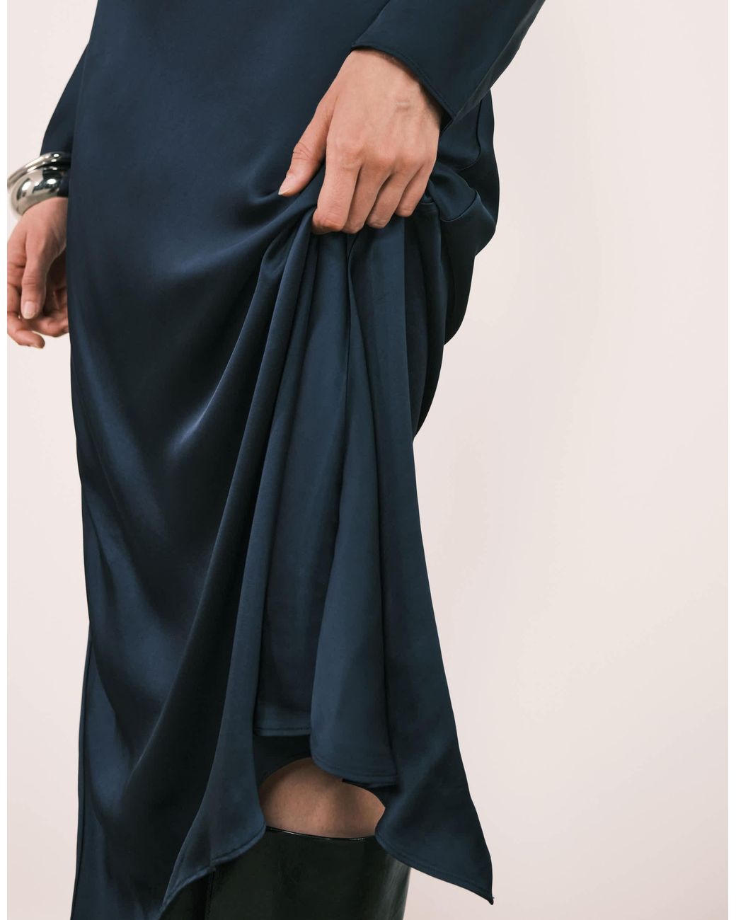 black goth long dress Ambrosia Dress in Black 5X main image 1