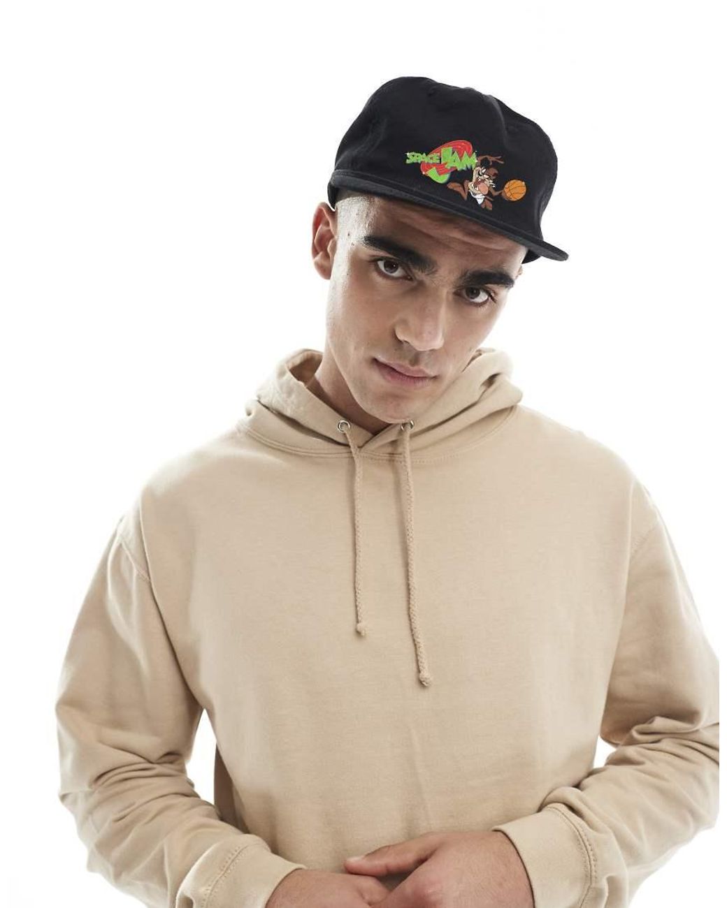 PRNT Black Space Jam Taz Cap