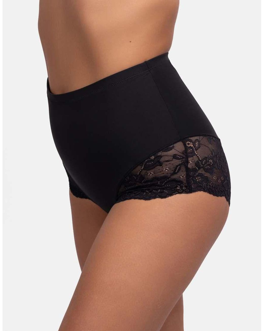 DORINA Black Brigitte Mid Waist Brief