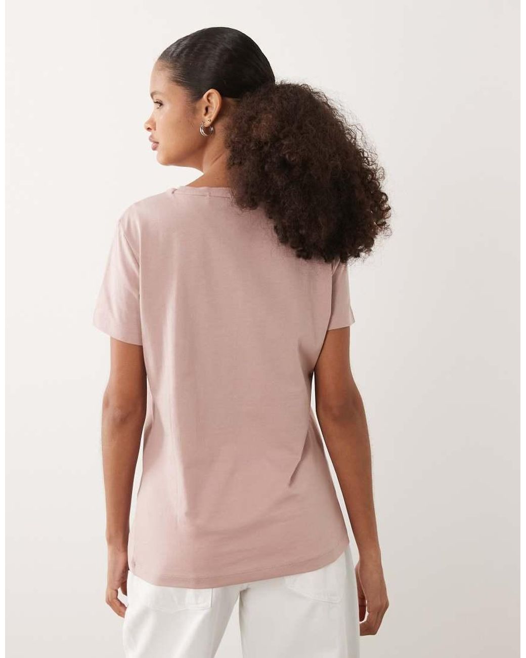 Boss Brown T-shirt With Logo Script
