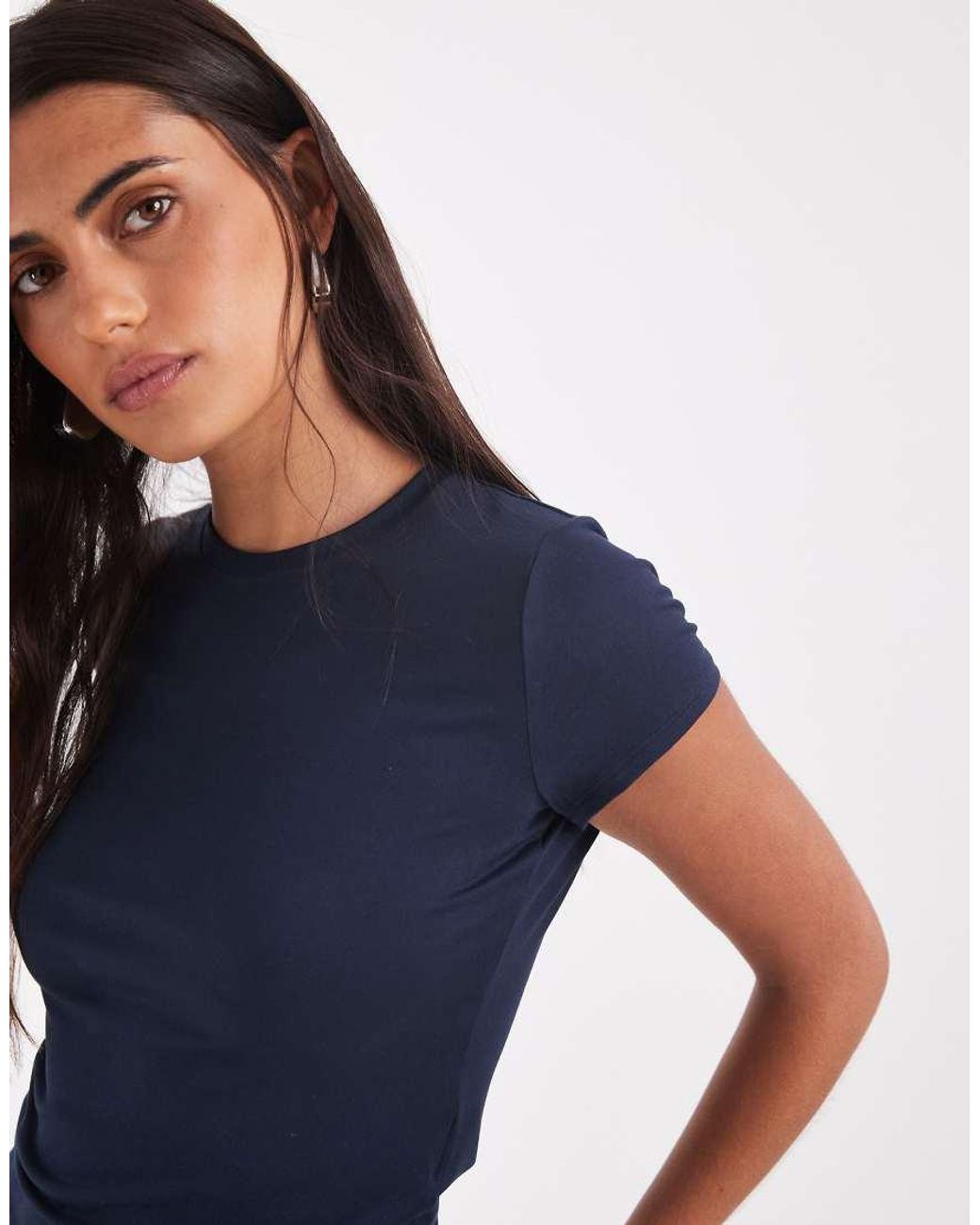 Hollister Blue Seamless Baby Tee
