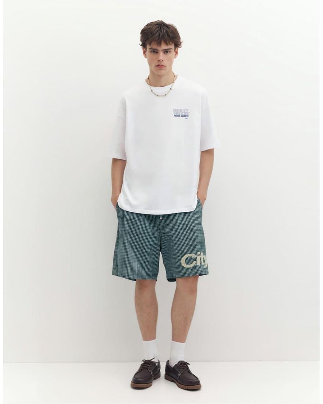 Pull&Bear White Stwd Private Archives Graphic T-shirt for men
