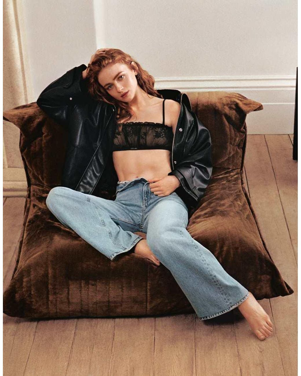 Calvin Klein Blue Low Rise baggy Jeans