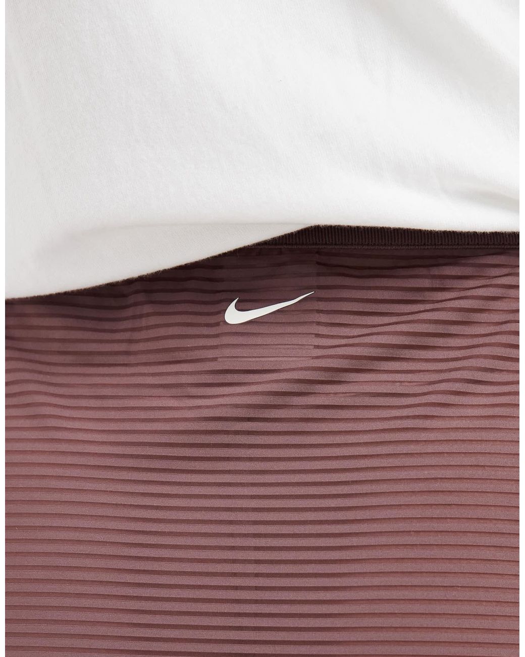 Nike Red Sheer Mid Length Skirt
