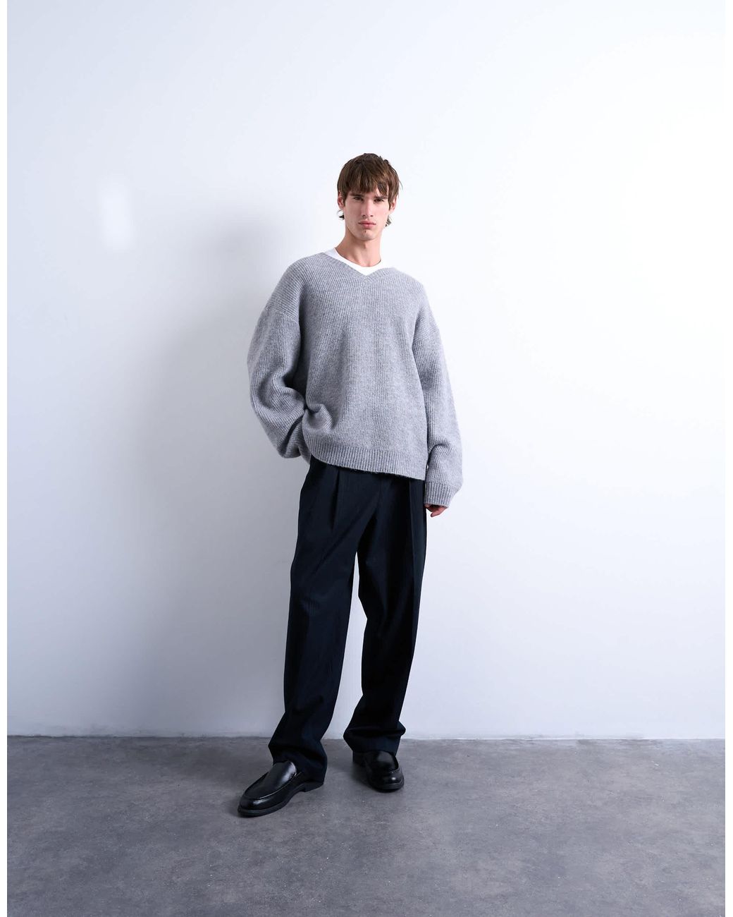 Topman – oversize-pullover in Blue für Herren