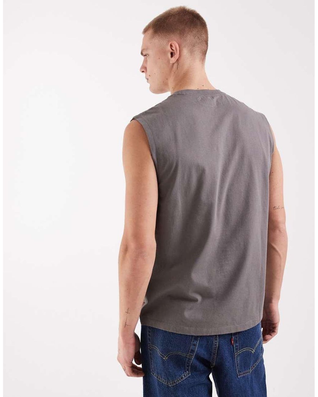 Levi's Blue Chest Logo Tank for men