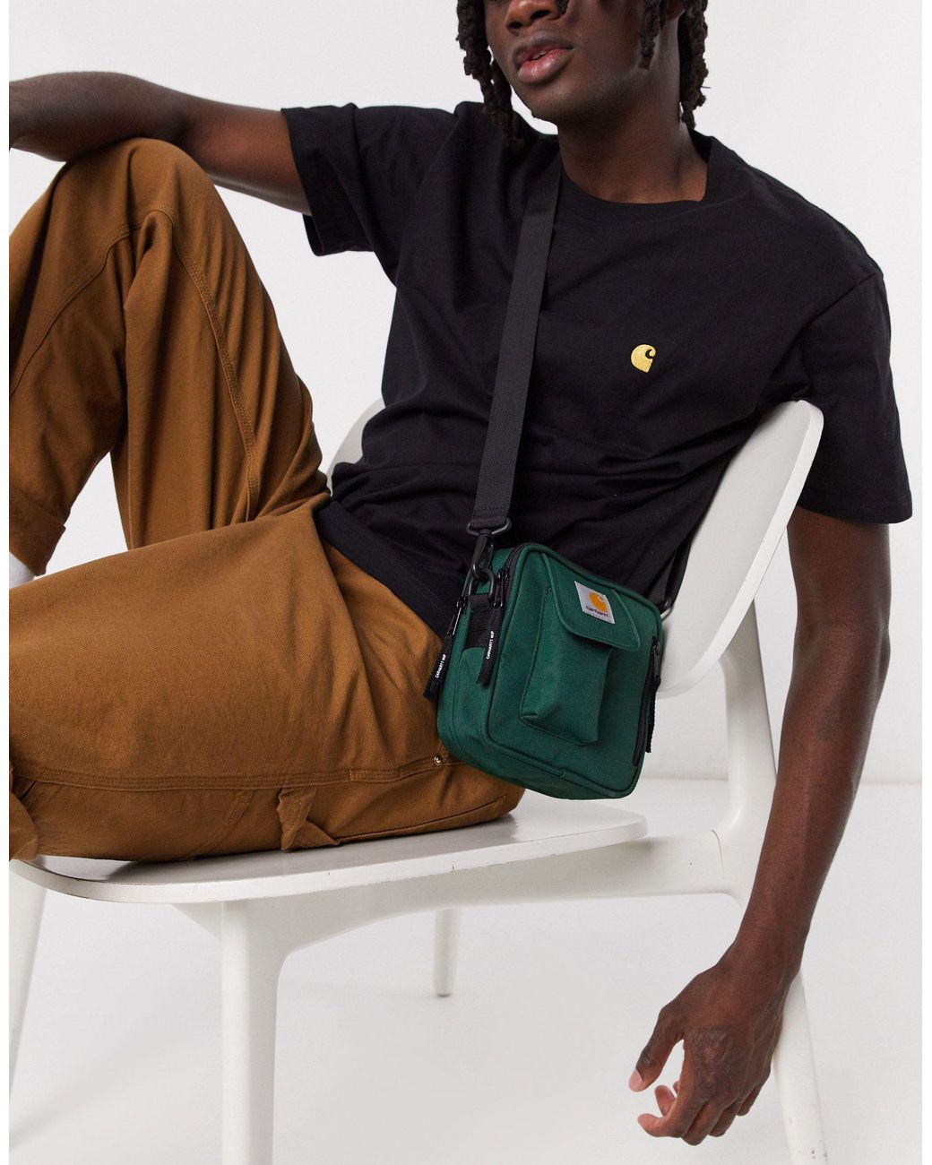 Carhartt WIP Essentials Flight Bag in Green for Men | Lyst Australia