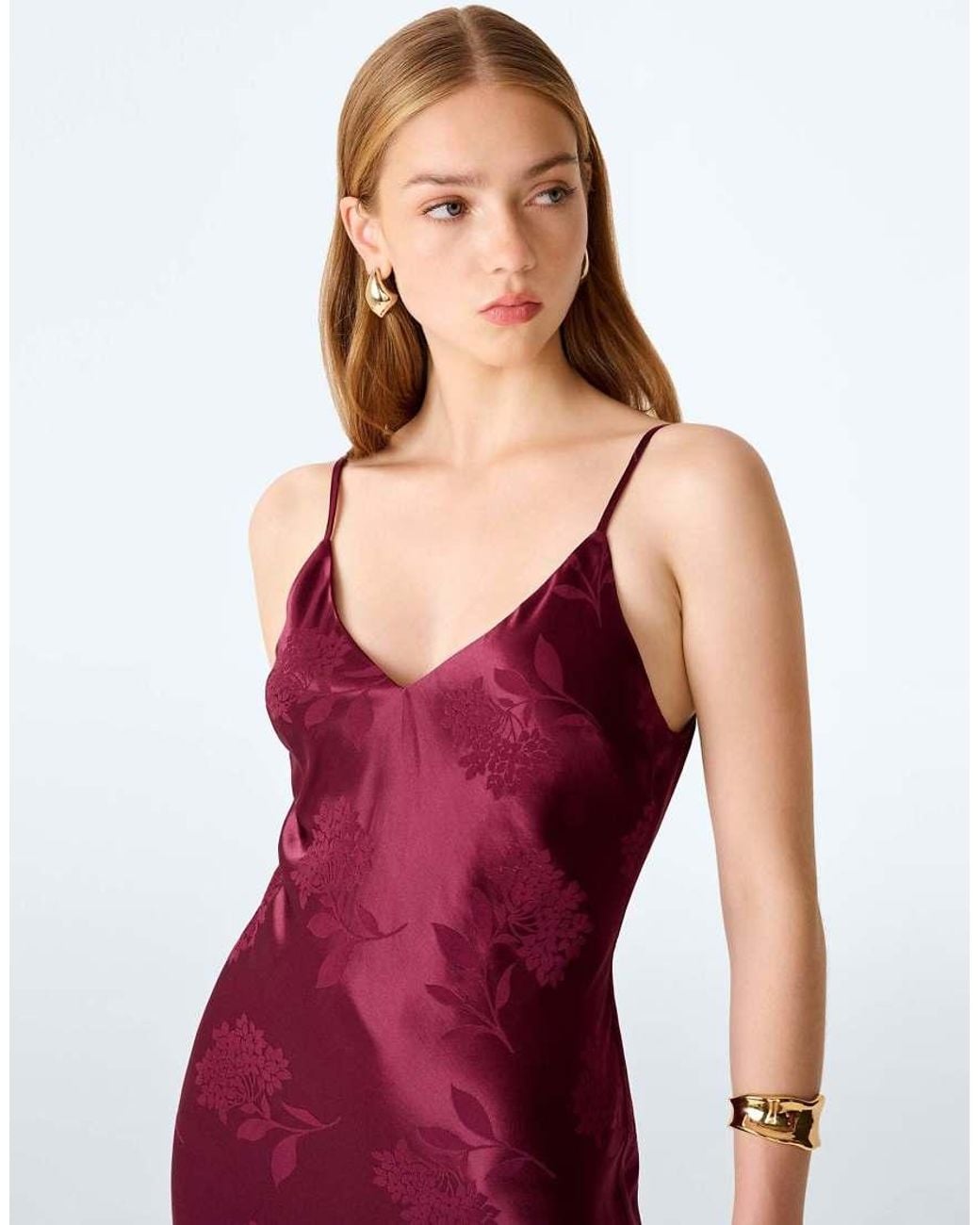 OMNES Red Ava Dress