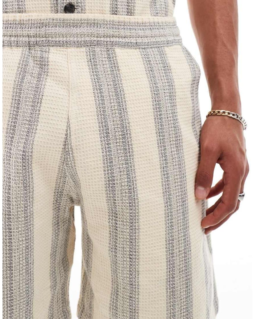 Carhartt White Co-Ord Dodson Stripe Short for men