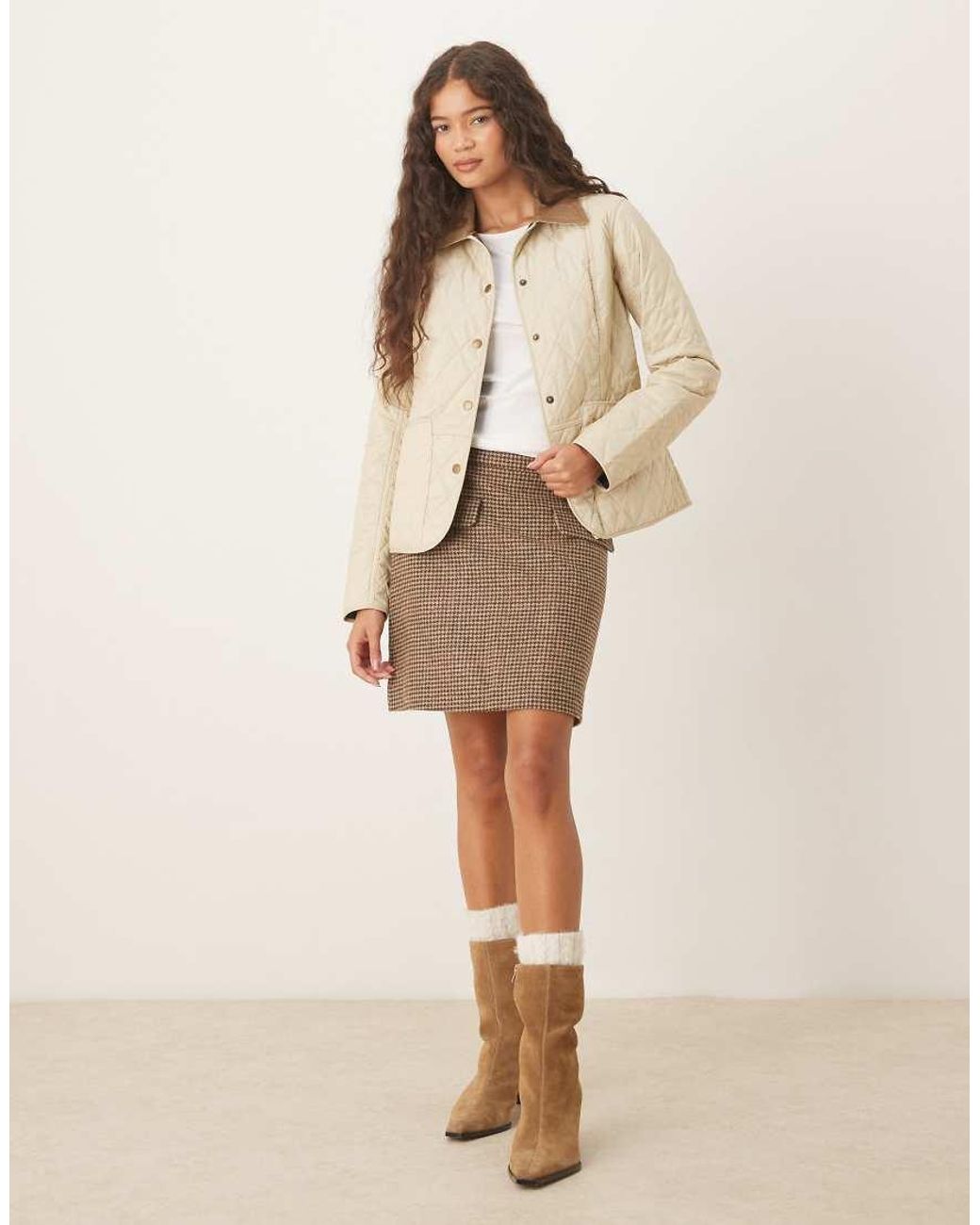 Barbour Natural Sophia Mini Skirt