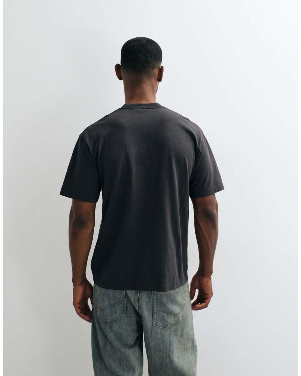 Vans Black Premium Short Sleeve Loose Fit T-Shirt for men