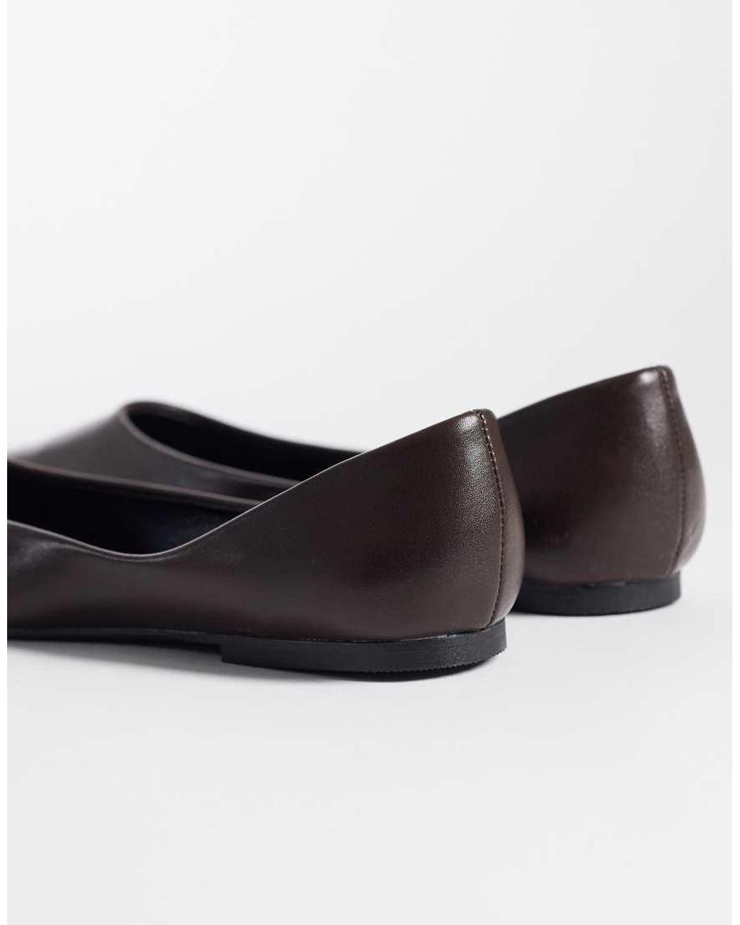 SEQWL White Scar Pointed Ballet Flats