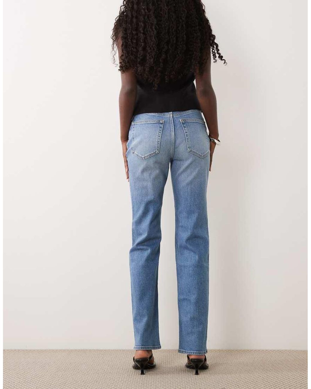 Calvin Klein Blue Straight Leg Jeans