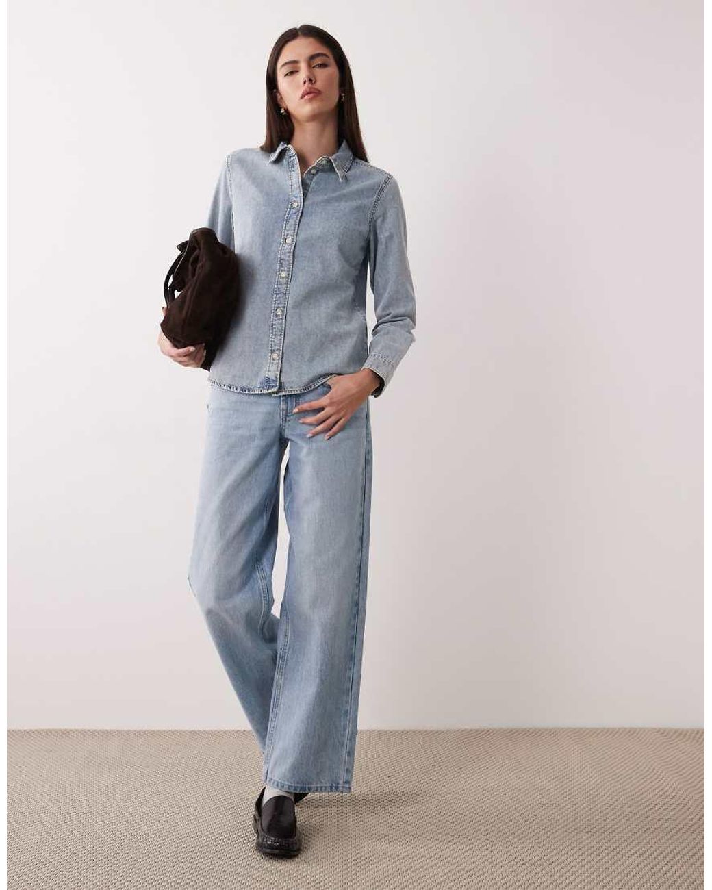 JJXX Blue Denim Shirt