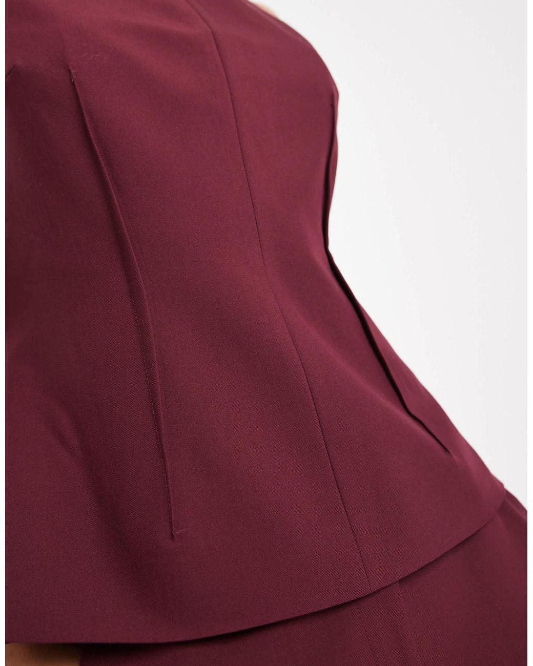 ASOS Red Tailo High Neck Top