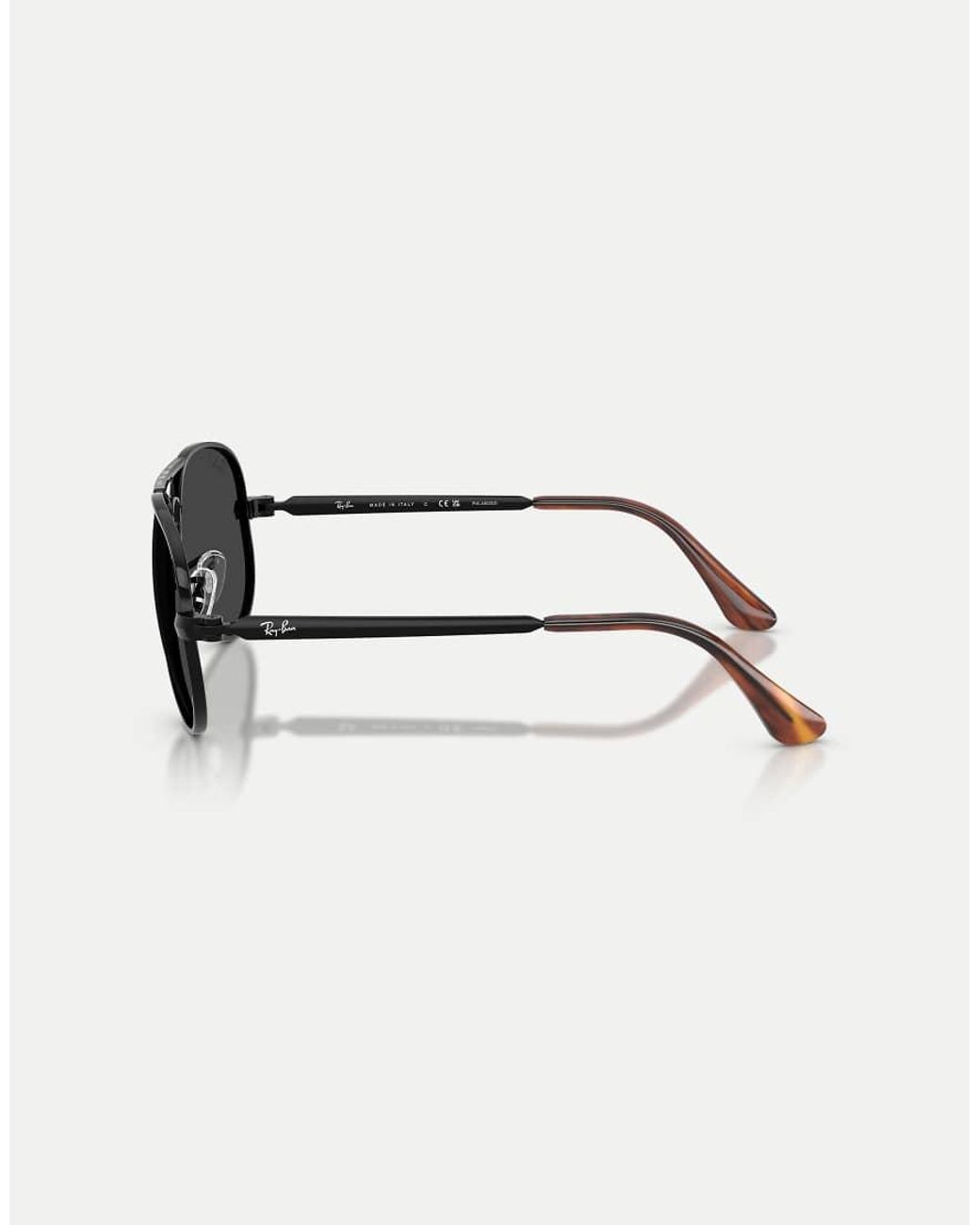 Ray-Ban Black Aviator Max Pilot Polarised Sunglasses With Lens