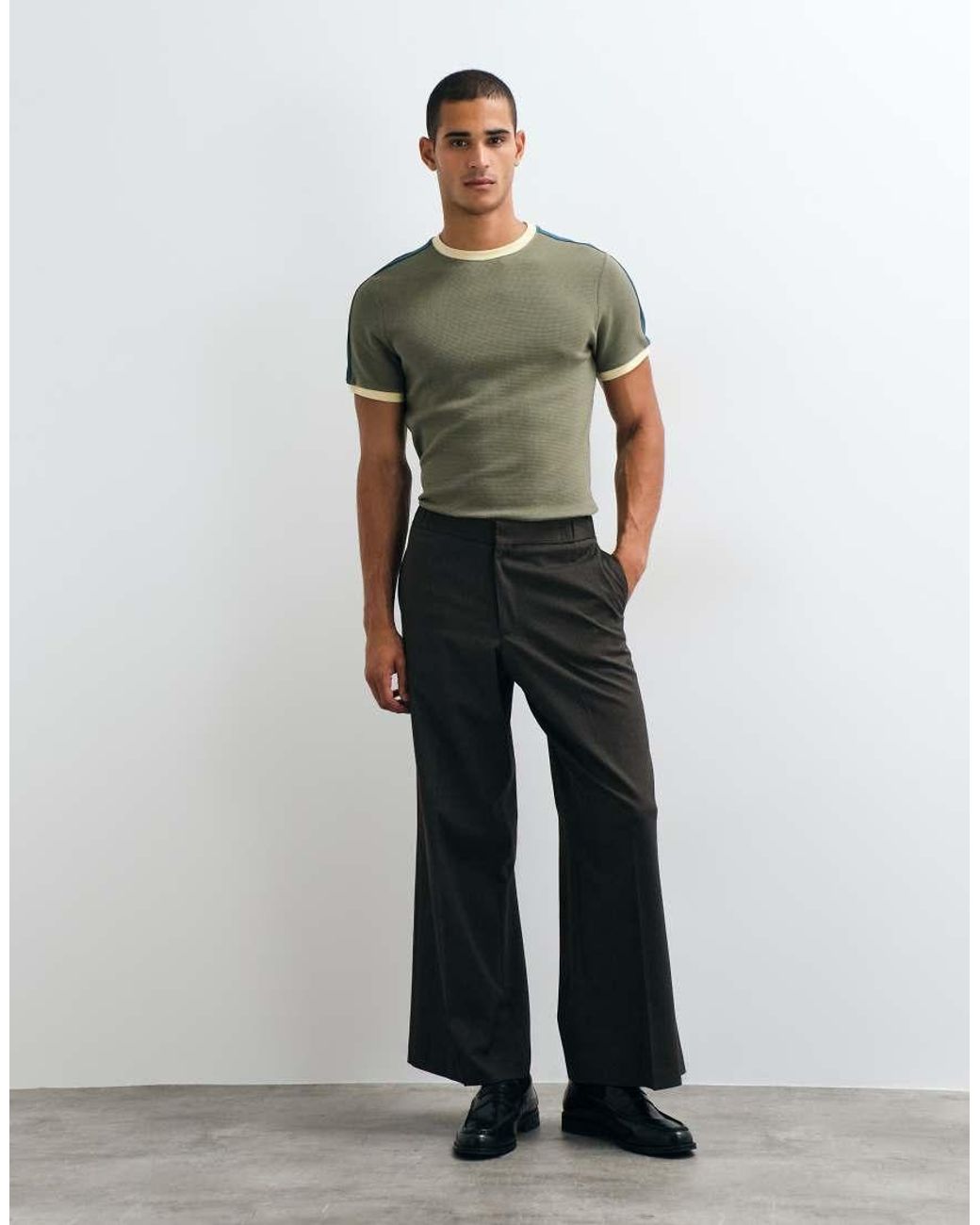 ASOS Green Slim Fit T-shirt for men