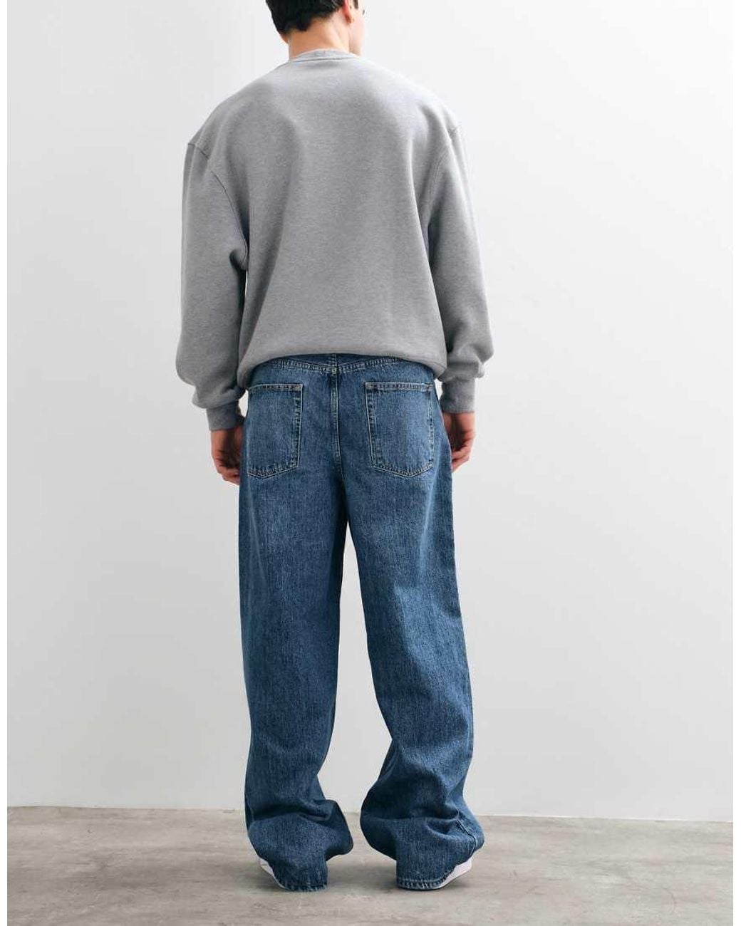 Only & Sons Blue Remi Wide Leg Jeans for men