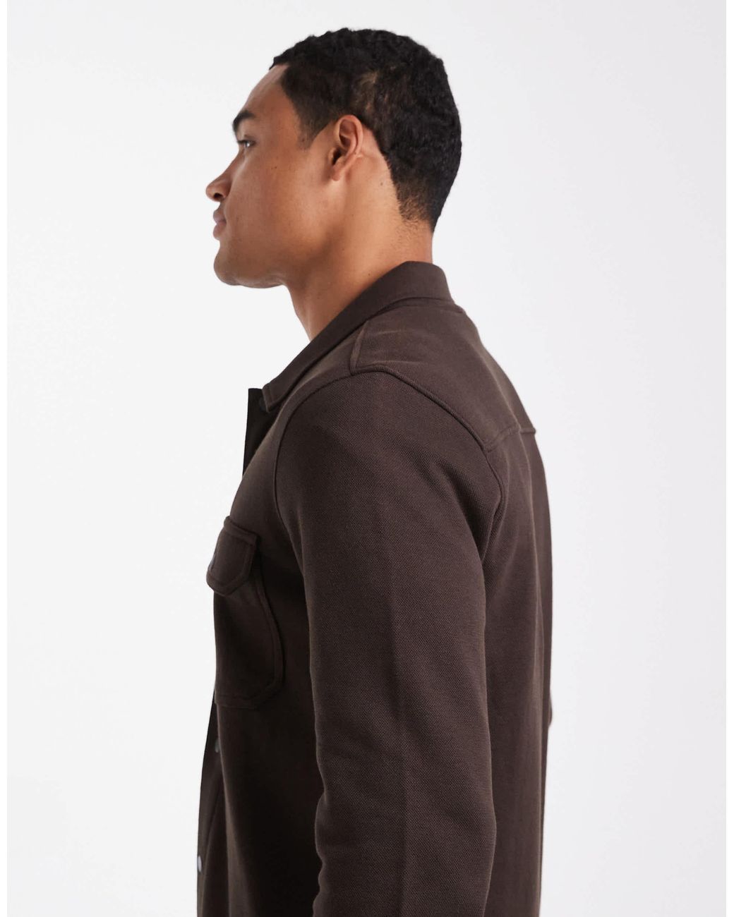 Threadbare – hemdjacke in Black für Herren