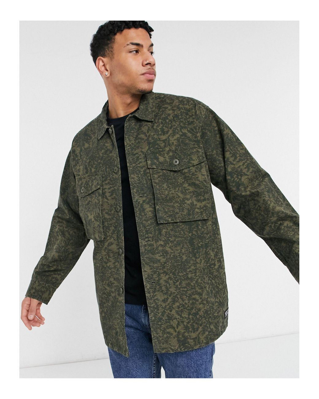 Levi's Cotton Hayes Oversized Camo 
