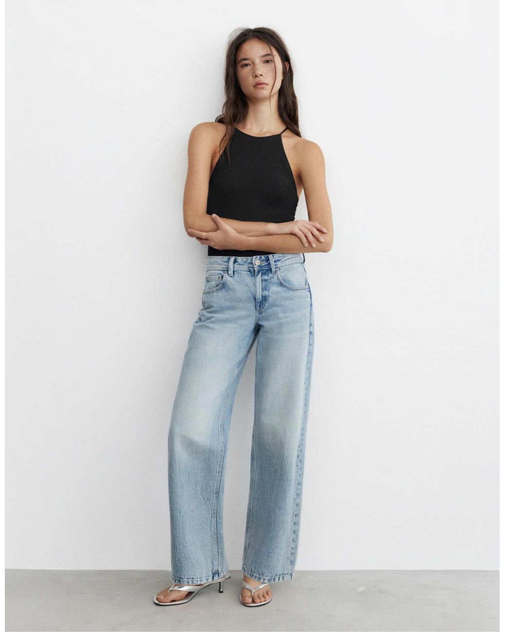 Pull&Bear Blue – neckholder-body
