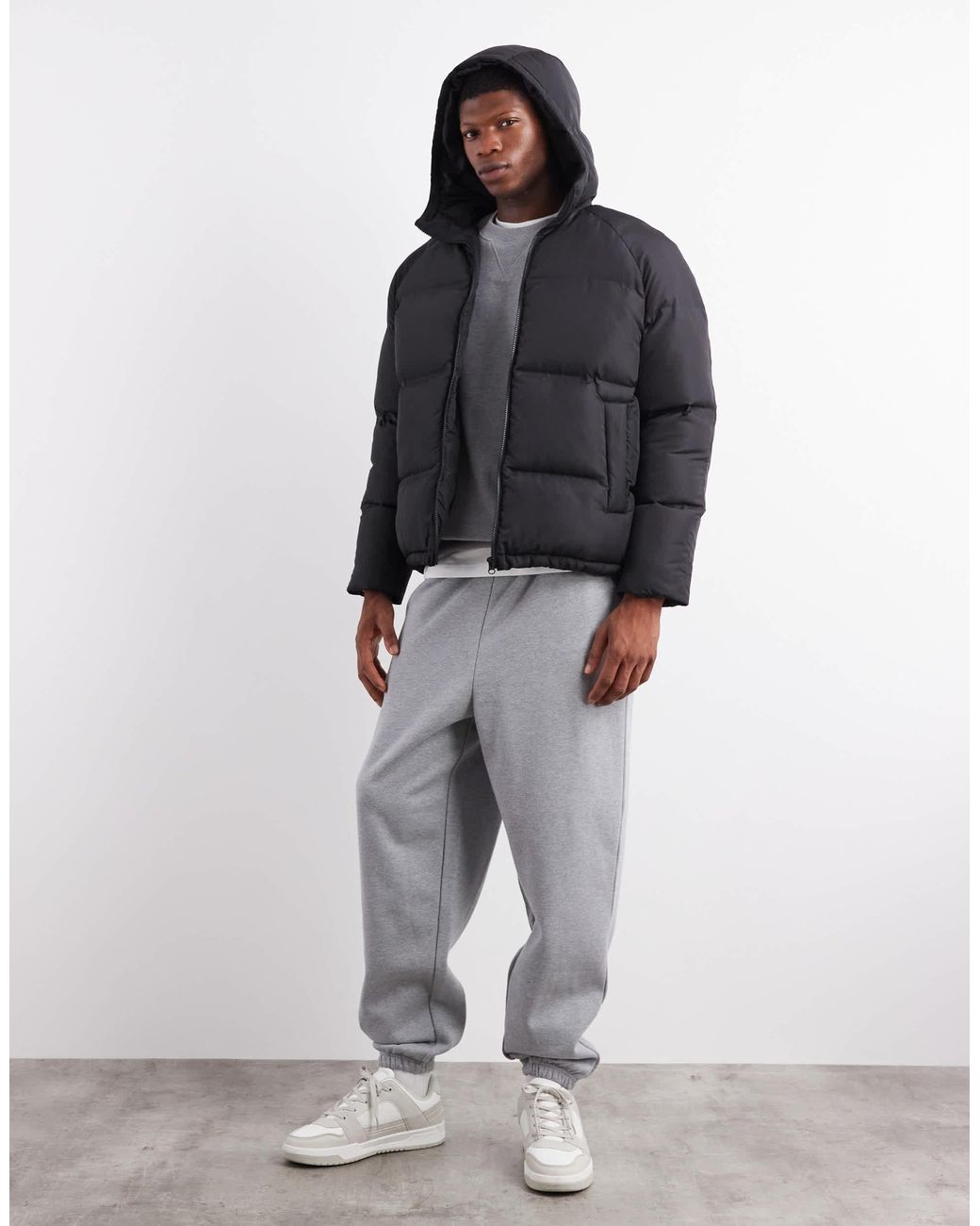 ASOS Blue Puffer Jacket for men