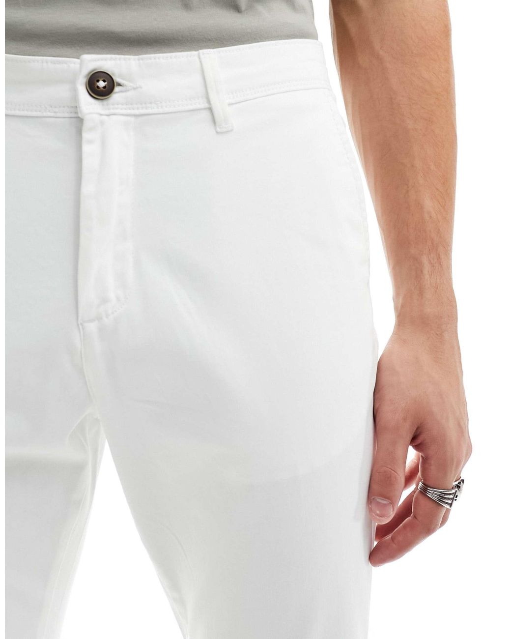 Jack & Jones White Chinos for men