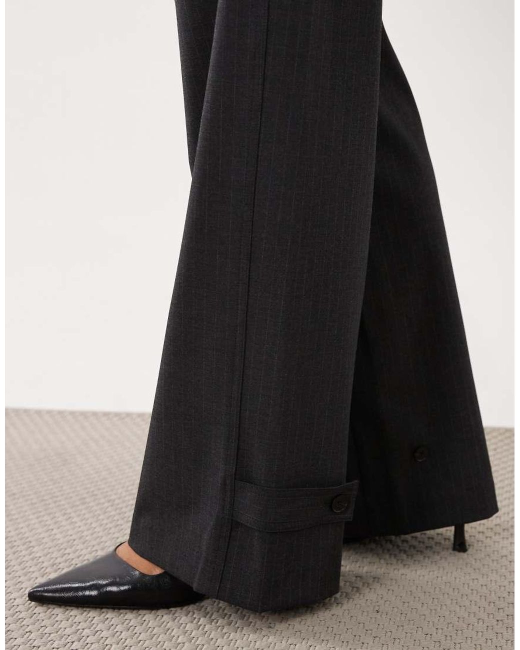 Mango Gray Souffle Relaxed Trouser Co-Ord