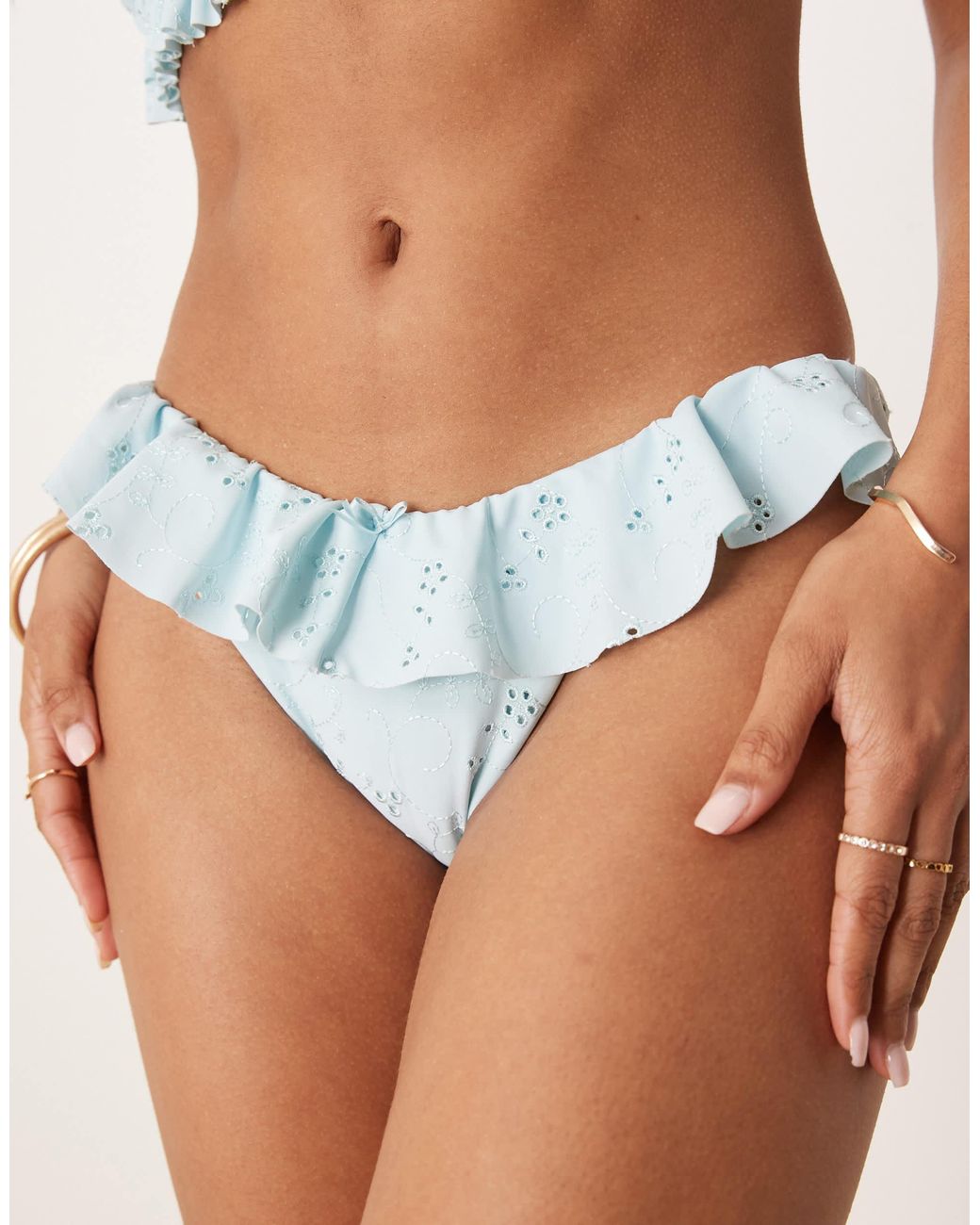 Bobbi - bas ASOS en coloris Blue