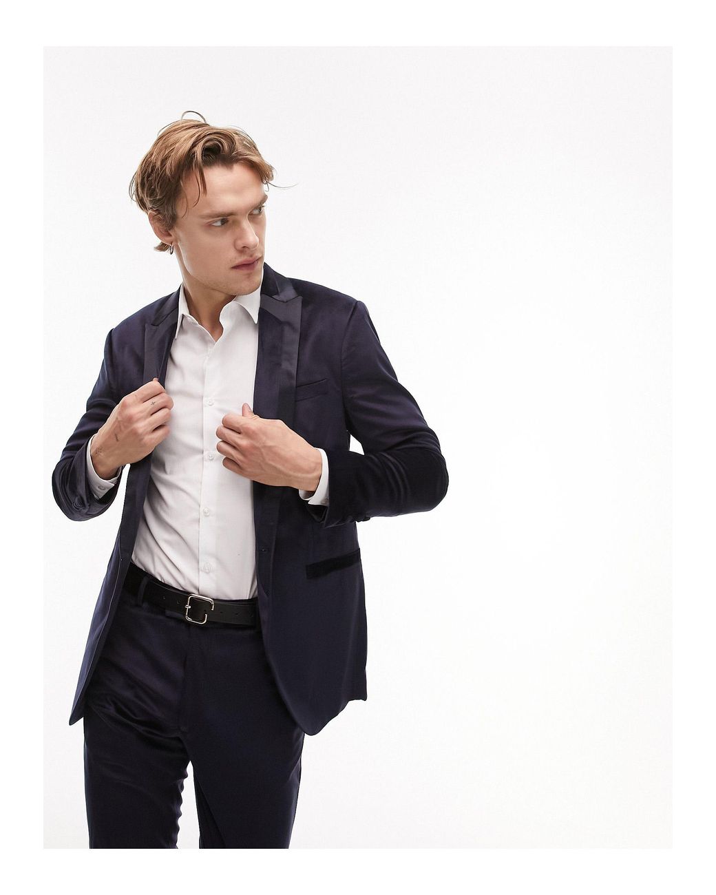 Topman classic best sale fit jersey blazer