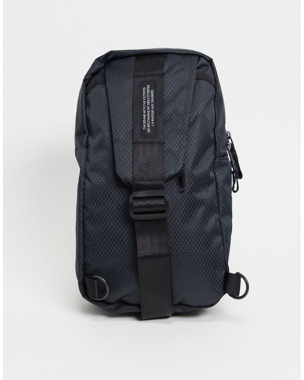 adidas Originals Utility Sling Crossbody Bag in Black for Men | Lyst