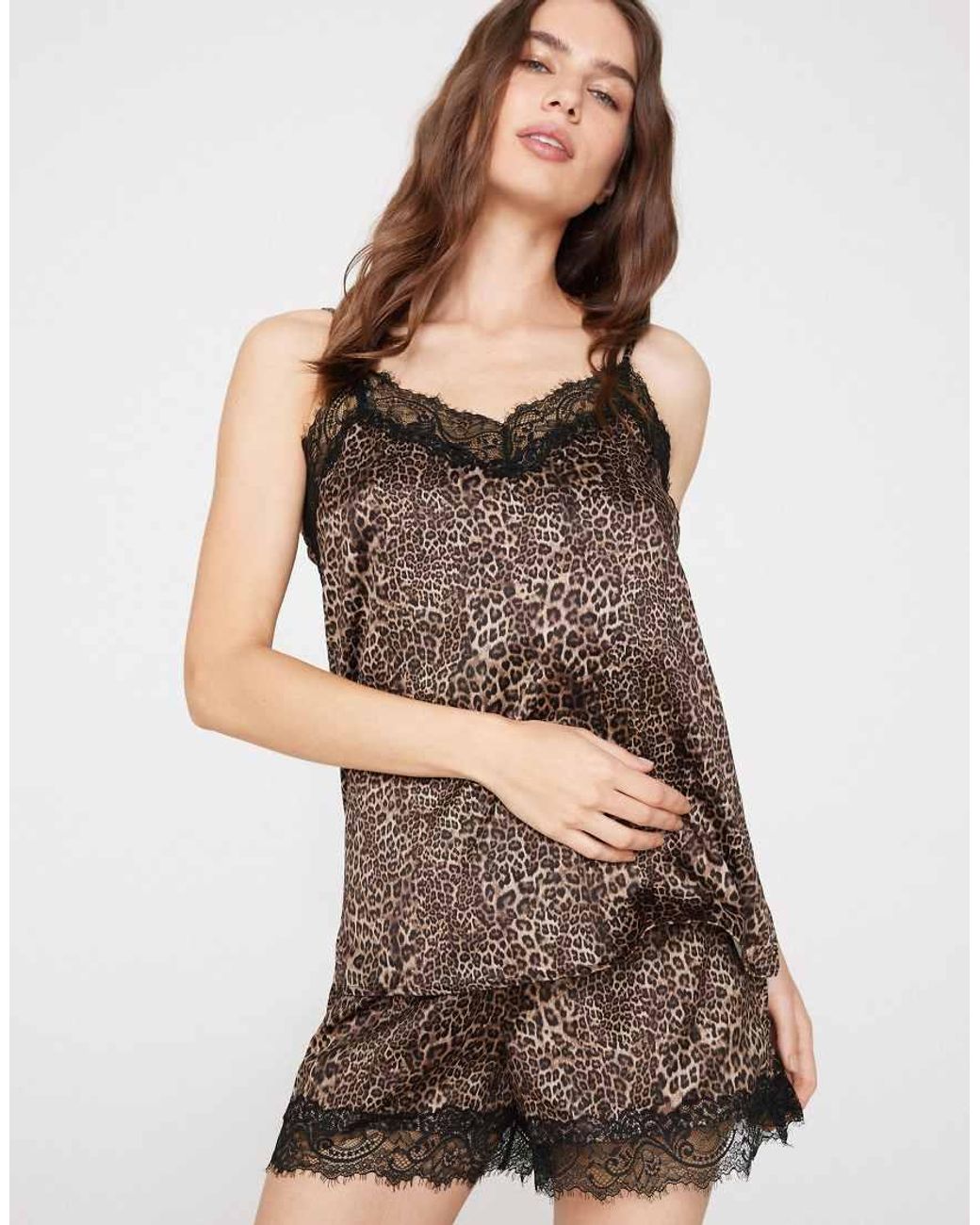 Tezenis Brown Printed Camisole