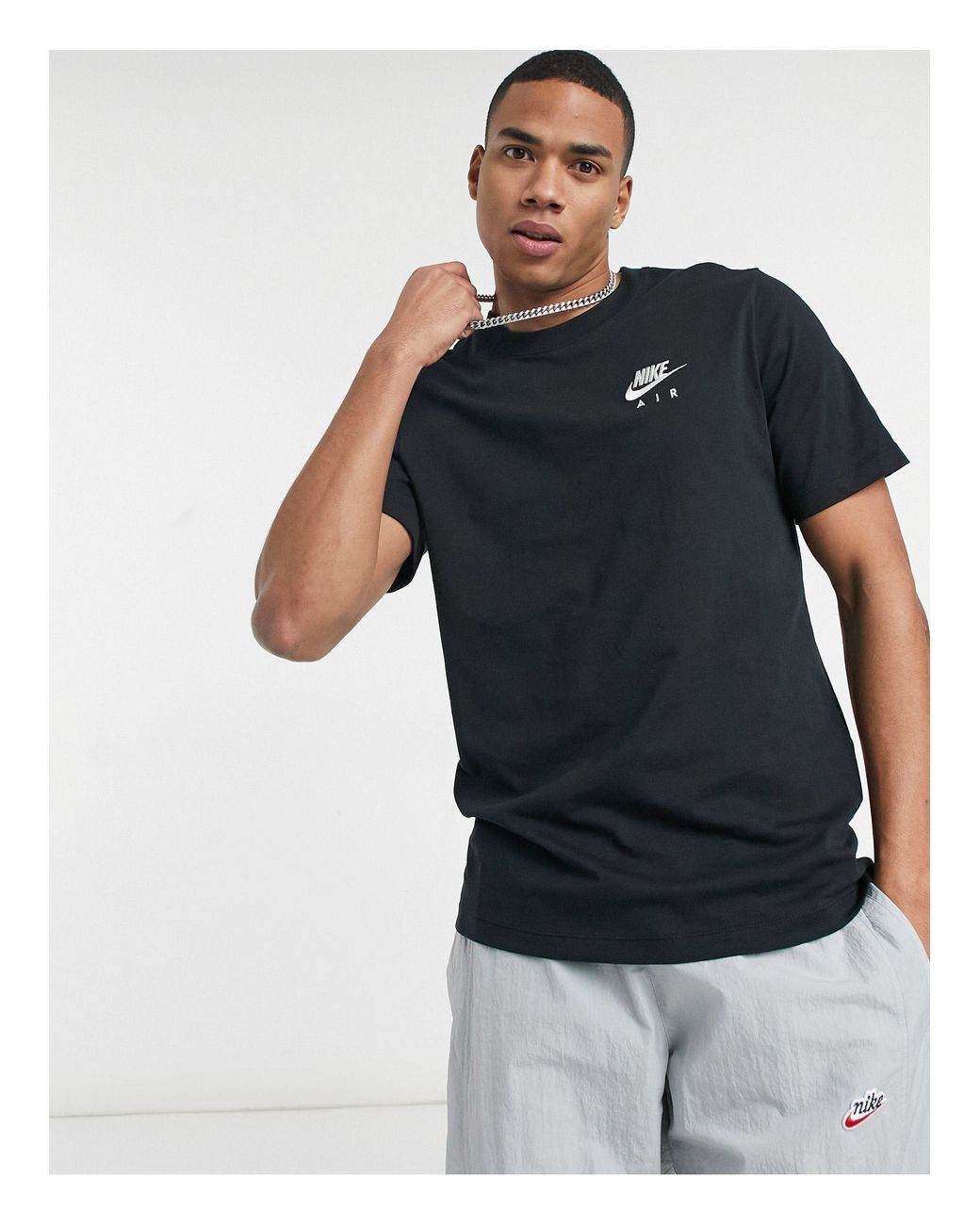 Camiseta negra con estampado en la espalda Nike de hombre de color Negro |  Lyst