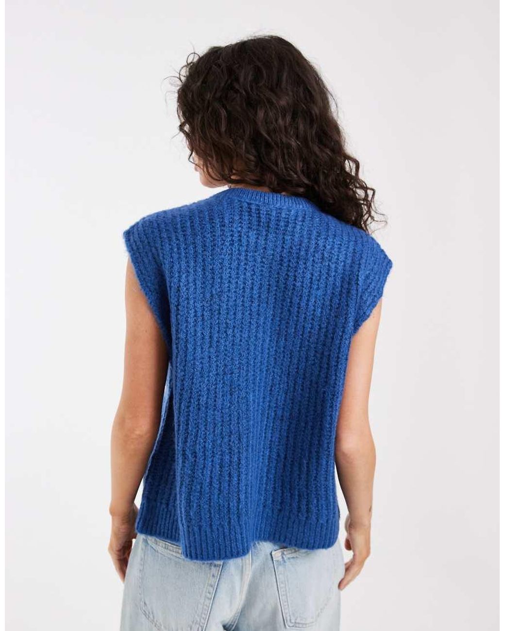 ASOS Blue Knitted Vest