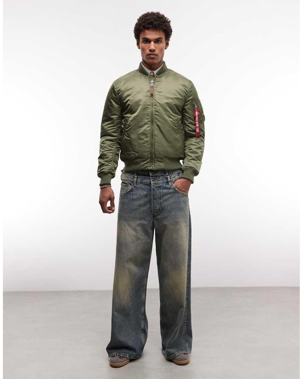 Ma1 di Alpha Industries in Green da Uomo