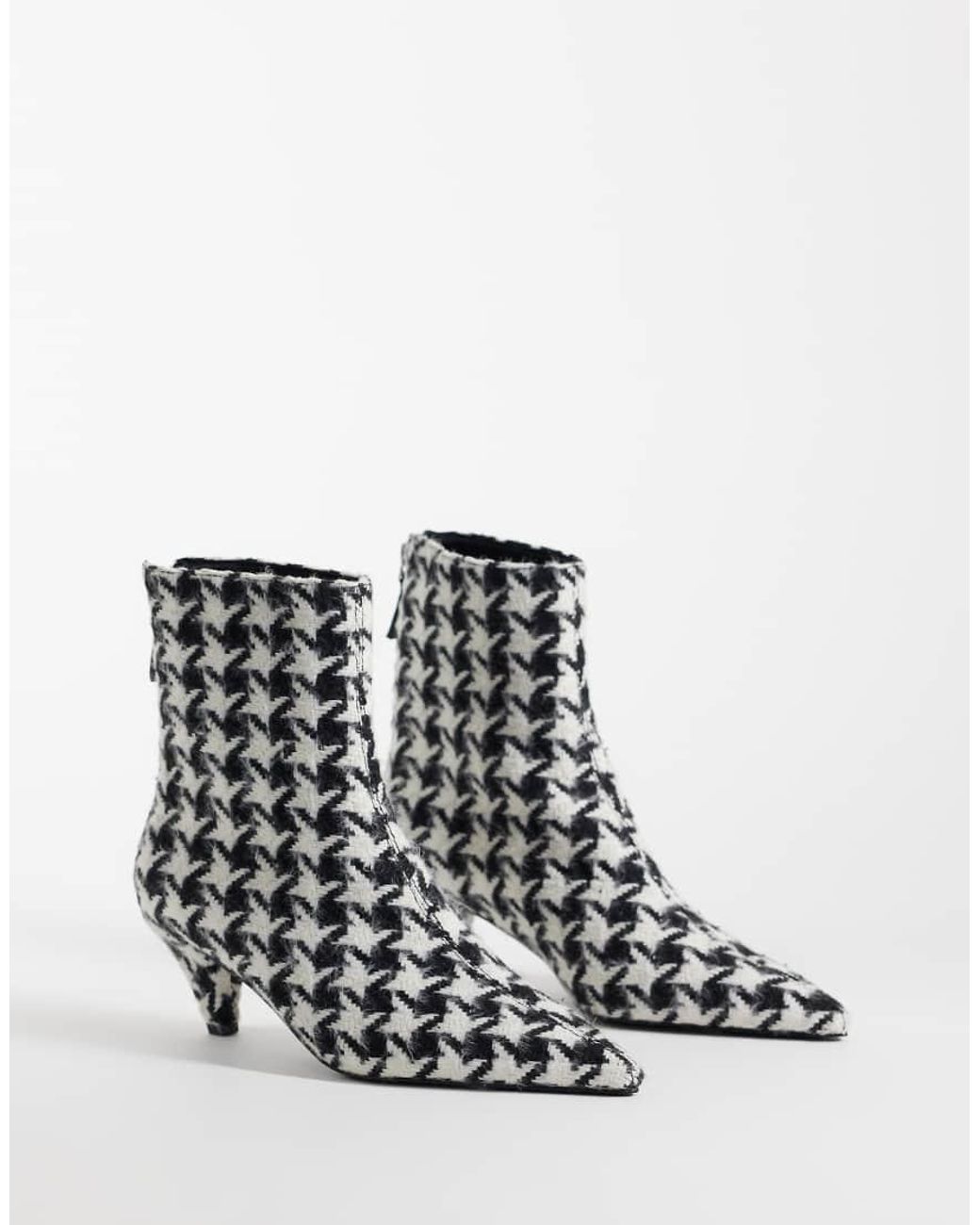 ASOS White Rivelle Cone Heel Ankle Boots