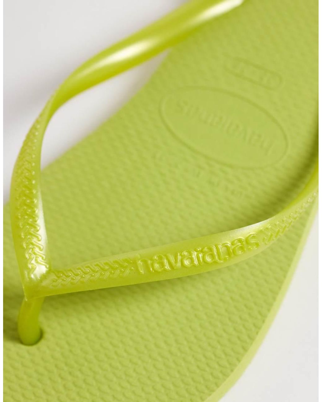 Havaianas Green Slim Flip Flops