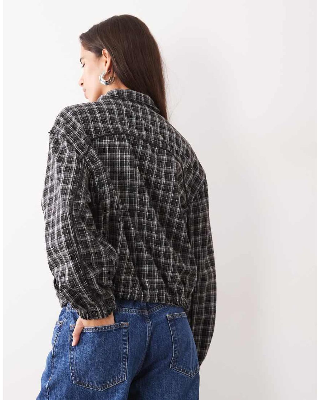 ASOS Black Track Funnel Neck Jacket Co-ord