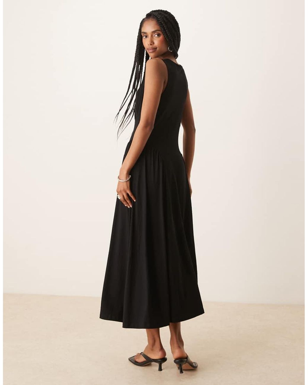 Nobody's Child Natural Starlight Structured Jersey Midi Dress