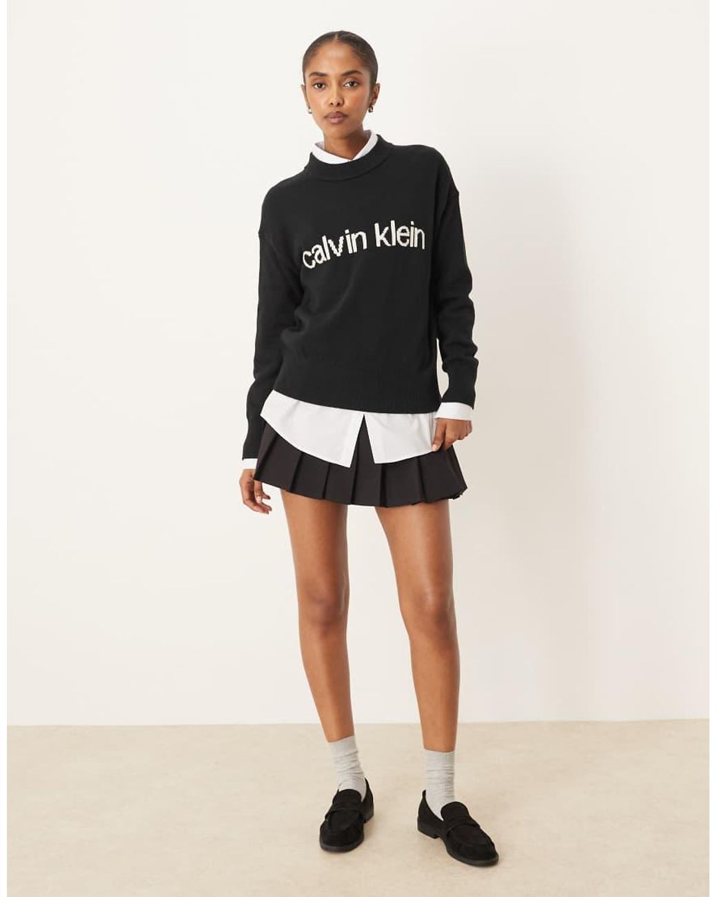 Calvin Klein Black Logo Jumper
