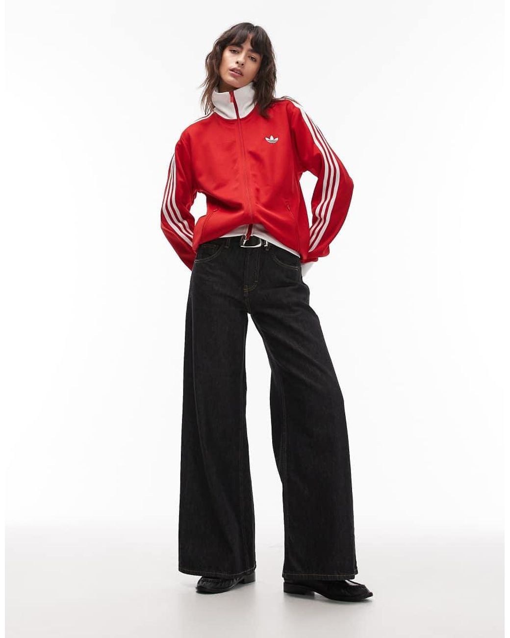 Adidas Originals Red Classic Track Top for men