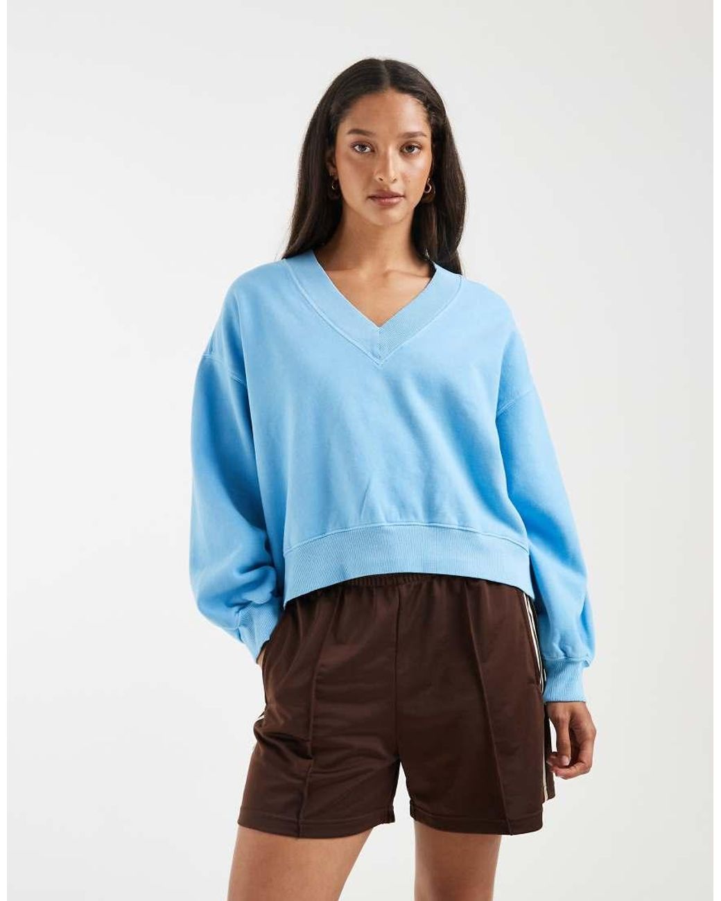 Levi's Blue Vintage V-Neck Sweatshirt