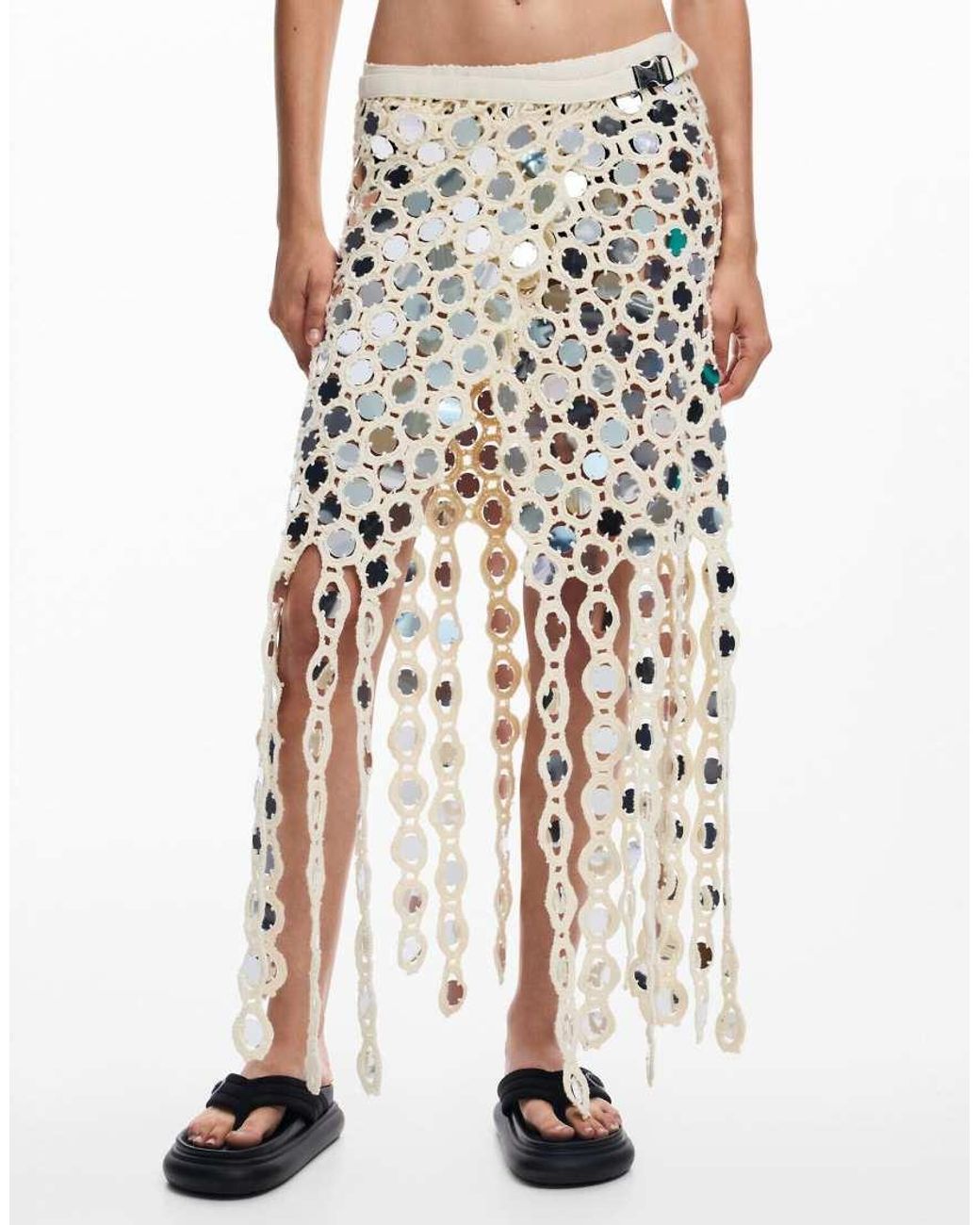 Desigual Blue Wrap Skirt