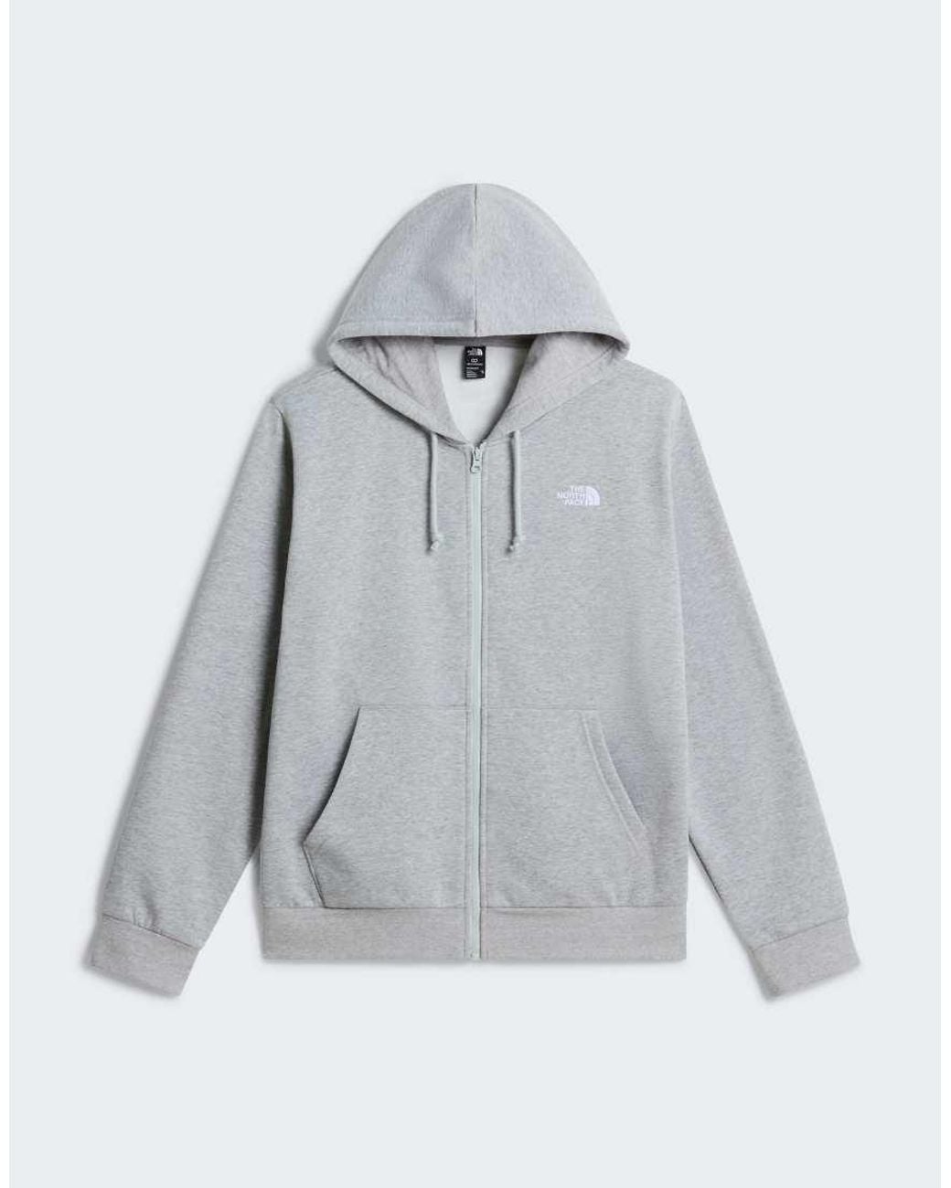 The North Face Gray Evolution Simple Dome Regular Full Zip for men