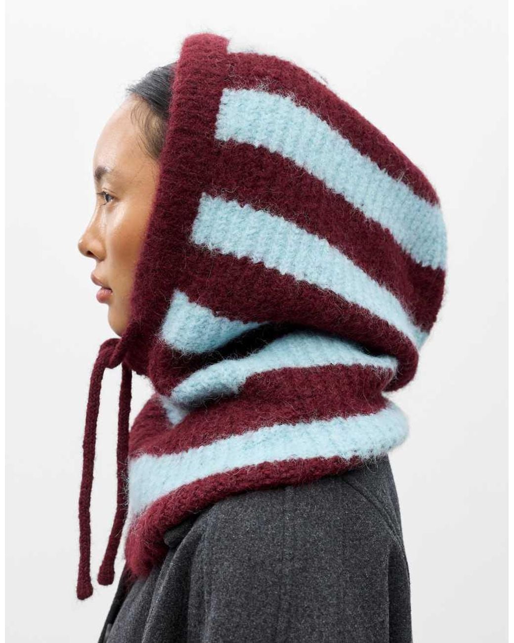 Object Red Knitted Balaclava