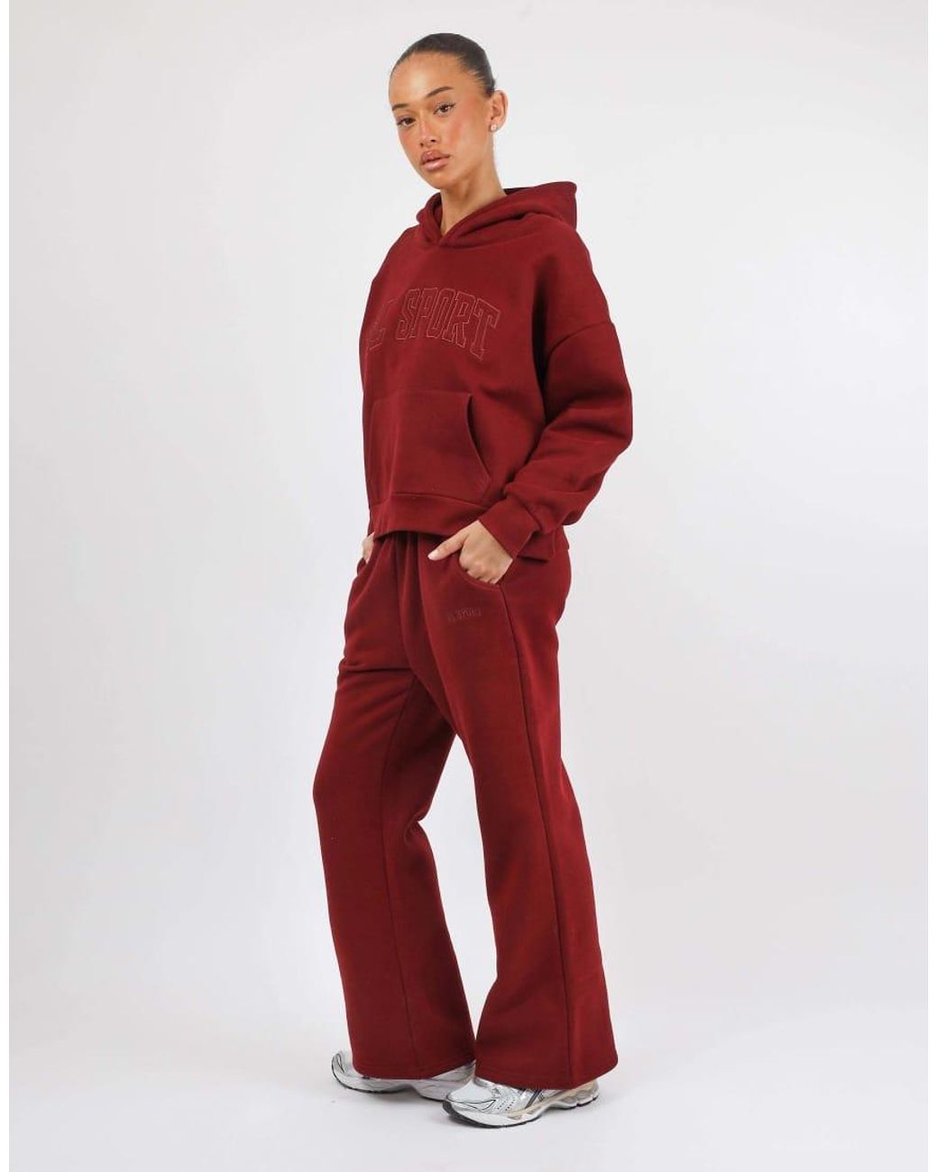 SIMMI Red X Mia Khan Sport Hoodie