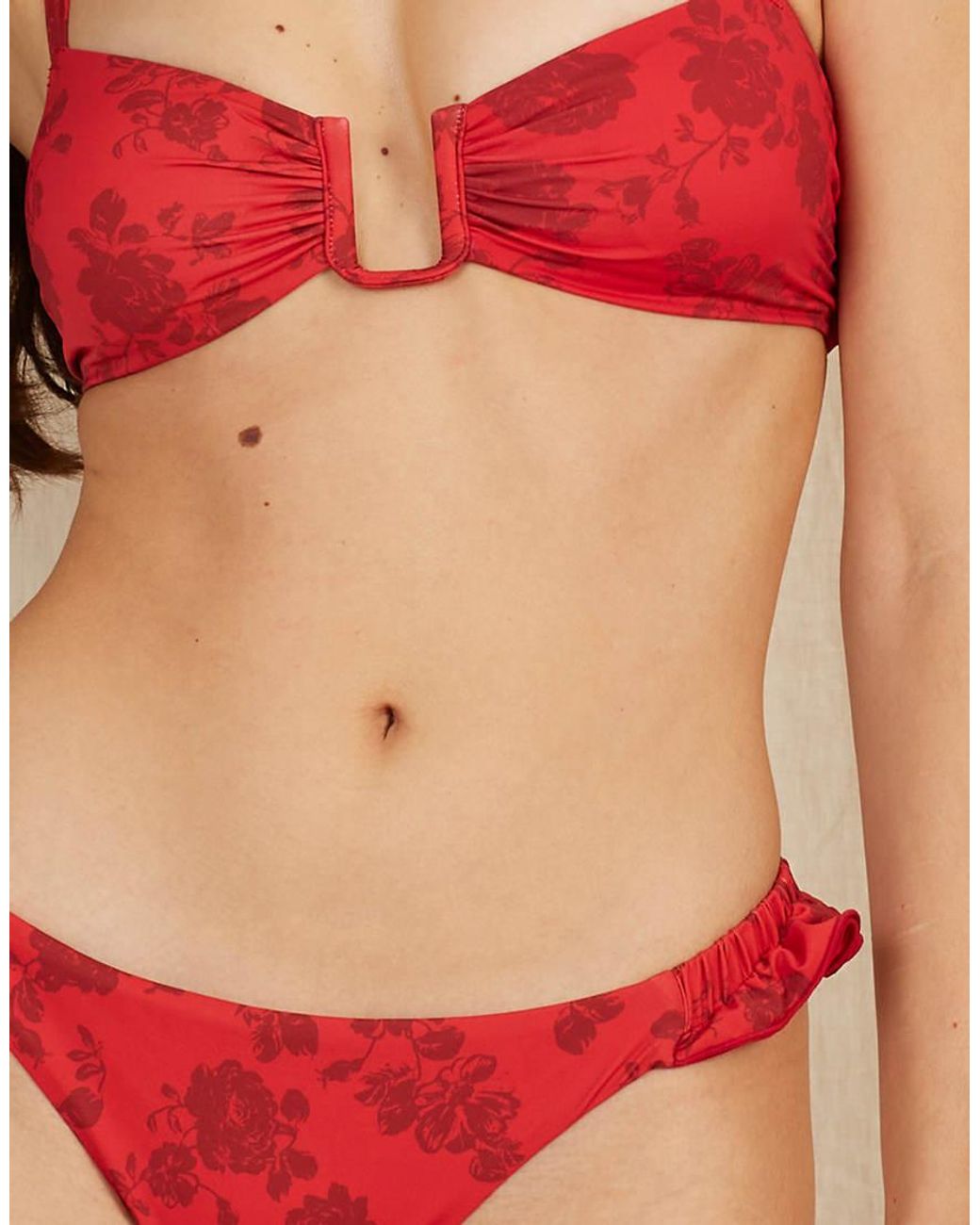 Going Somewhere Orange Brazillian Shape Bikini Bottoms